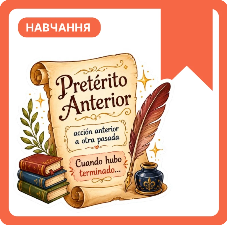 Preterito Anterior в іспанській мові