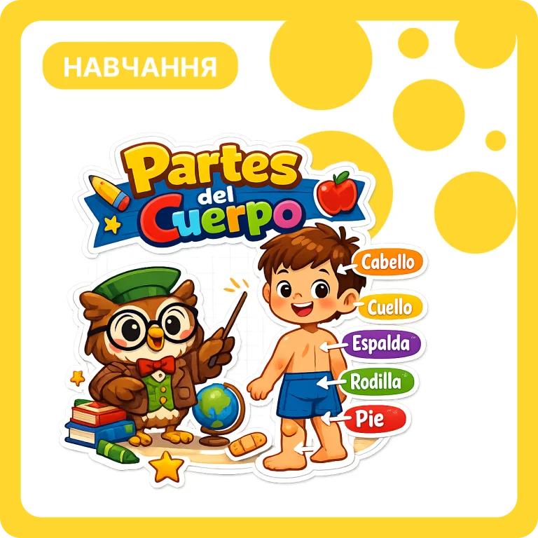 Частини тіла іспанською мовою